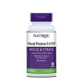 Natrol 5-HTP Mood Positive Tablets, 50 Count