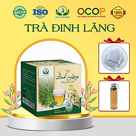 Trà Đinh Lăng hộp 30 Túi Lọc x 3Gram giúp giảm mệt mỏi, lo âu, stress, bớt đau nhức xương khớp của Siêu Thị Thiên Nhiên