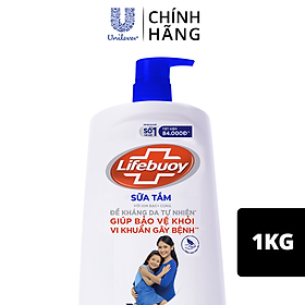 Sữa tắm Lifebuoy 1100g Chăm sóc da dưỡng ẩm mềm mịn giúp bảo vệ khỏi 99.9% vi khuẩn và ngăn ngừa vi khuẩn lây lan trên da