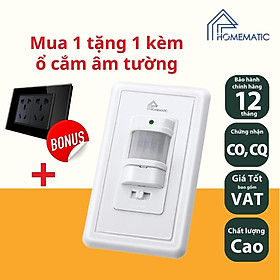 Công tắc cảm biến cầu thang âm tường Homematic PIR118