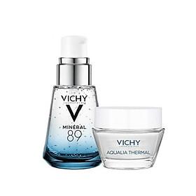 Bộ sản phẩm Dưỡng Chất (Serum) Giàu Khoáng Chất Vichy Mineral 89 Giúp Da Sáng Mịn Và Căng Mượt