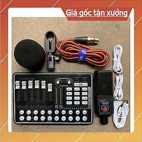Mua Combo Thu Âm Livestream Mic ALC 280 Sound card H9 Pro Bluetooth Autotune