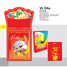 Lịch Bloc Siêu Đại 2024 - VL04a - Vẻ Đẹp Cuộc Sống - Vanlangbooks
