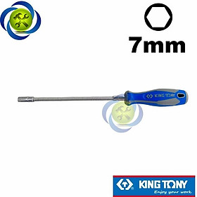 Mua Cán vít vặn ốc lò xo đầu lục giác 7mm dài 190mm Kingtony 1453-07