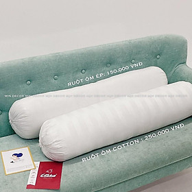 Mua Ruột Gối Ôm Hilton Cao Cấp Mịn Decor - Gối Ôm Cotton Bông CP Mềm Mịn 35x100