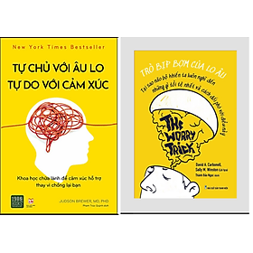 Hình ảnh Sách tư duy - kỹ năng sống: Combo Trò Bịp Bợm Của Lo Âu - The Worry Trick+Tự Chủ Với Âu Lo, Tự Do Với Cảm Xúc.