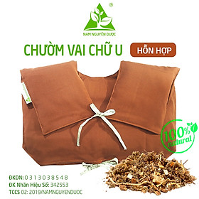 Túi Chườm Vai Chữ U Làm nóng bằng lò vi sóng Hỗn hợp - Nam Nguyên Dược