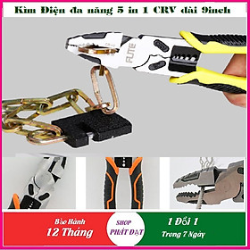 Mua Kìm  Kiềm Cộng lực CRV cắt đứt mọi loại kim loại nhật bản 5 in 1