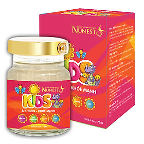 Thùng 60 lọ nước yến cho bé Nunest Kid (60 lọ x 70ml)