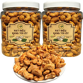 1 KG HẠT ĐIỀU NGUYÊN RANG TỎI ỚT GIÒN NGON HIỆU TÂN LỘC PHÁT
