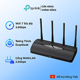 Mua Router Wi-Fi 7 MERCUSYS MR27BE BE3600 Băng Tần Kép Tốc Độ 3.6 Gbps  Công Nghệ Đa Dạng  Bảo Mật Cao - Hàng Chính Hãng
