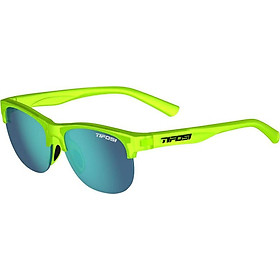 Kính mát thể thao Unisex Tifosi Swank - Gọng Satin Electric Green, Tròng Smoke Bright Blue