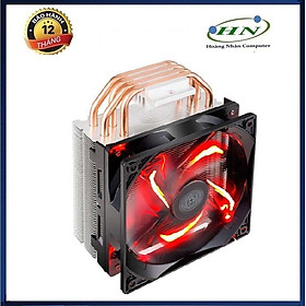 Quạt tản nhiệt VSP Fan LED T400i (Tản 4U, kích thước 12cm, màu Đen) - Hàng chính hãng