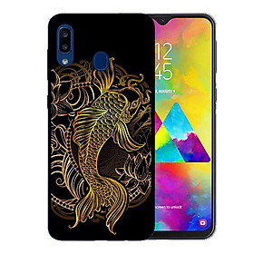 Ốp lưng cho samsung galaxy a30 cá chép vàng - hàng chính hãng