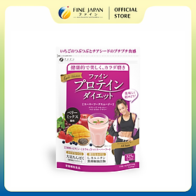 Bột Protein thực vật Aya’s Selection Protein Diet FINE JAPAN vị Mix quả mọng gói 325g