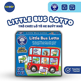 Trò chơi trí tuệ Little Bus Lotto giúp trẻ 3 - 6 tuổi phát triển kỹ năng ghi nhớ và quan sát