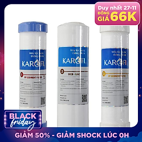 Combo 3 lõi lọc nước Karofi 1,2,3 chính hãng
