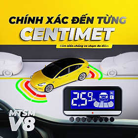 Cảm biến áp lùi STEELMATE MTSM V8 (8 mắt)