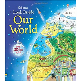 Hình ảnh sách Sách tương tác tiếng Anh - Usborne Look Inside Our World