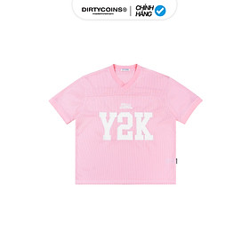 Áo Thun DirtyCoins Y2K Jersey Football Pink