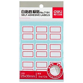 Nhãn Dán Deli 108 7191