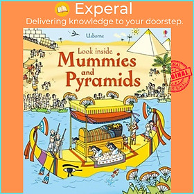 Sách - Look Inside Mummies and Pyramids by Rob Lloyd Jones (UK edition, hardcover)