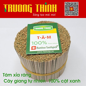 Tăm Xỉa Răng Gói 100gr Từ Cật Cây Giang Dẻo Dai Đảm Bảo Chất Lượng Tiết Kiệm Gía Siêu Rẻ Thương Hiệu Trường Thịnh