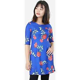 Áo dài cách tân nữ ADV1711HXA5 họa tiết hoa hồng
