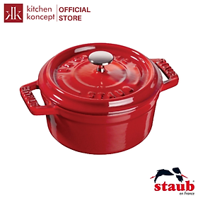 Staub - Nồi tròn màu đỏ cherry - 20cm (2.2L) (B)