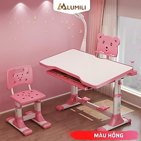 Mua bộ bàn học chống gù chống cận thông minh cho trẻ em A8 tăng chỉnh độ cao