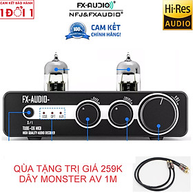 (QÙA TẶNG TRỊ GIÁ 259K) Giải mã FX-AUDIO TUBE-06 MKII DAC Đèn 2022 Chất Âm Truyền Cảm – Bản Nâng Cấp Mạnh Mẽ Tube 06- Hàng Chính Hãng