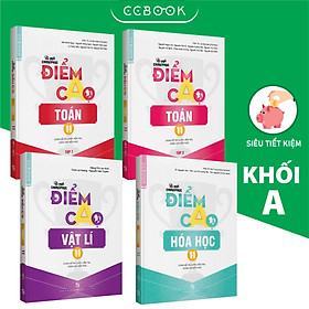 [Download Sách] Sách - Combo lớp 11 khối A Bí quyết chinh phục điểm cao - Toán Lí Hóa (4 cuốn) - Siêu tiết kiệm - Chính hãng CCbook