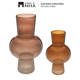 Mua Bình Cắm Hoa Thủy Tinh Màu Hổ Phách Độc Đáo - Hiện Đại - Sang Trọng