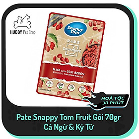 Pate Snappy Tom Premium Fruit 70g cho mèo, pate cho mèo, pate snappy tom trái cây Hubby Pet Shop