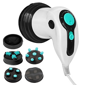 Handheld Fat Cellulite Remover Portable Massager Muscle Relaxing Tool Electric Body Shaping Machine with 3 Massage Heads