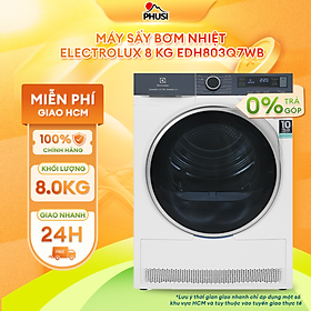 Máy sấy Electrolux 8kg EDH803Q7WB - Hàng chính hãng - Giao HCM và 1 số tỉnh thành