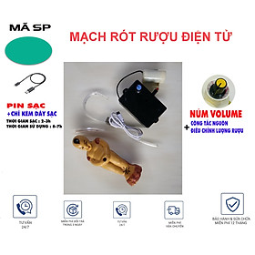 Mua Combo chế bình rót rươu điện tử kèm chú tiểu  không kèm bình 