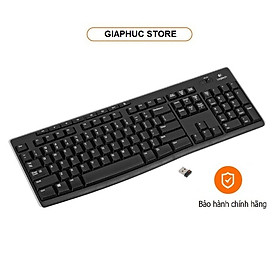 Bàn phím không dây Logitech K270 - Bảo Hành 36 Tháng - Hàng Chính Hãng 