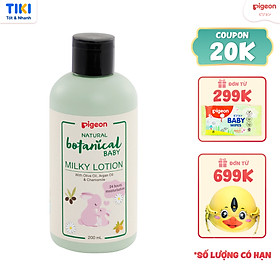 Sữa Dưỡng Da Ban Đêm Cho Bé Natural Botanical Pigeon 200ml