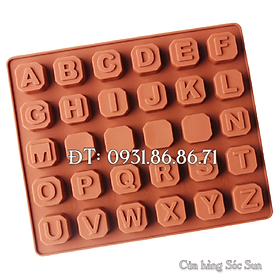 Mua Khuôn silicon 24 chữ cái in hoa – Mã số 1007