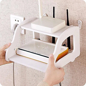Mua Kệ Treo Tường Modem Wifi  Hộp Box Tivi 2 Tầng