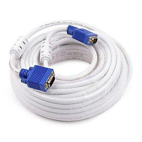 Mua Cáp VGA 20m Trắng chống nhiễu cao cấp