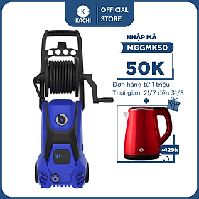 Máy Phun Xịt Rửa Cao Áp Kachi MK227 1600W – Có Trục Cuốn Dây