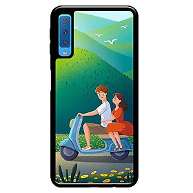 Ốp in cho Samsung Galaxy A7 2018 Tình Nhân - Hàng chính hãng