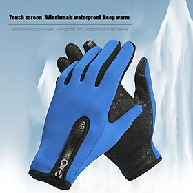 Mùa đông mùa đông đàn ông Găng tay ngoài trời thể thao Găng tay xe đạp Windproof Windproo Color: Black Size: XL