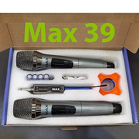 Mua Micro Không Dây Karaoke Max 19 & Max 39  Mẫu Mới 2021  Màn Hình LED  Chống Hú Tốt  Hát Nhẹ  Sóng Mạnh  Âm Thanh Cực Hay