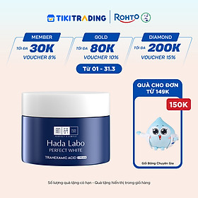 Kem dưỡng trắng Hada Labo Perfect White Tranexamic Acid Cream 50g