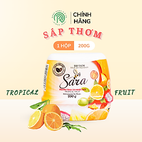 Sáp thơm 2 tầng sara 200g - hương trái cây nhiệt đới