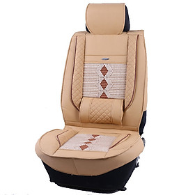 Bọc áo ghế da ô tô cao cấp bản tiêu chuẩn cho ghế lái - Kèm gối tựa lưng ghế xe hơi đẳng cấp
