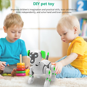 Robot Dog Toy for Kids DIY Toy Interactive Toy Intelligent Educational Kids Toys Suitable for Boys Girls Gift